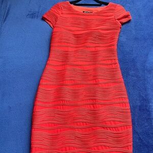 Fitted Red Dress by Michael Tyler Int’l (S)